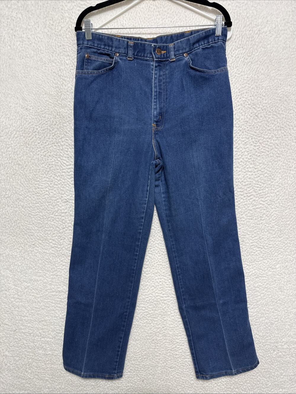 Vintage 80s Chic H.I.S. Denim Pants High Waisted Mom Jeans 32” X 29”